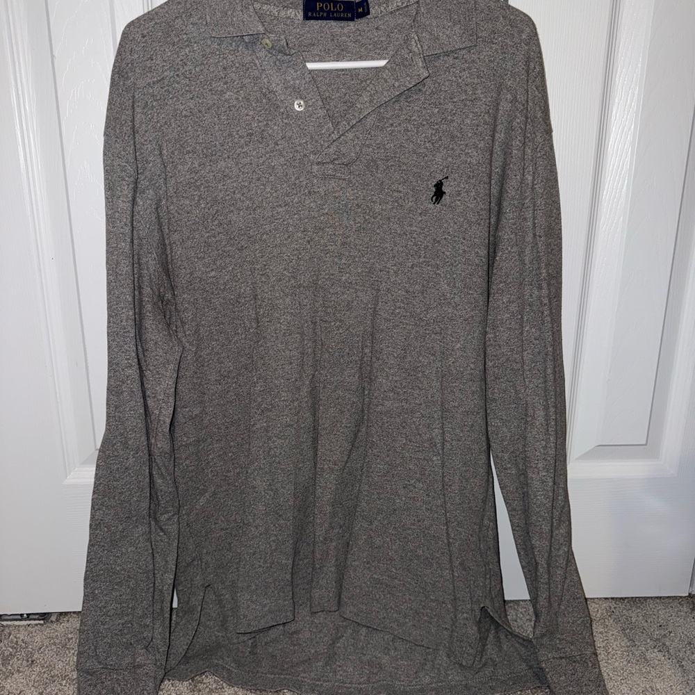 Polo by Ralph Lauren Men's Heather Gray Polo Shirt